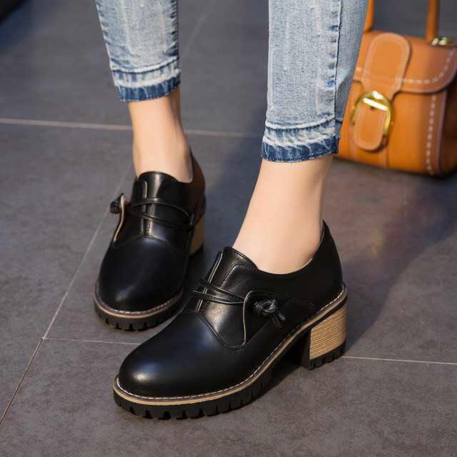women's black oxford work shoes