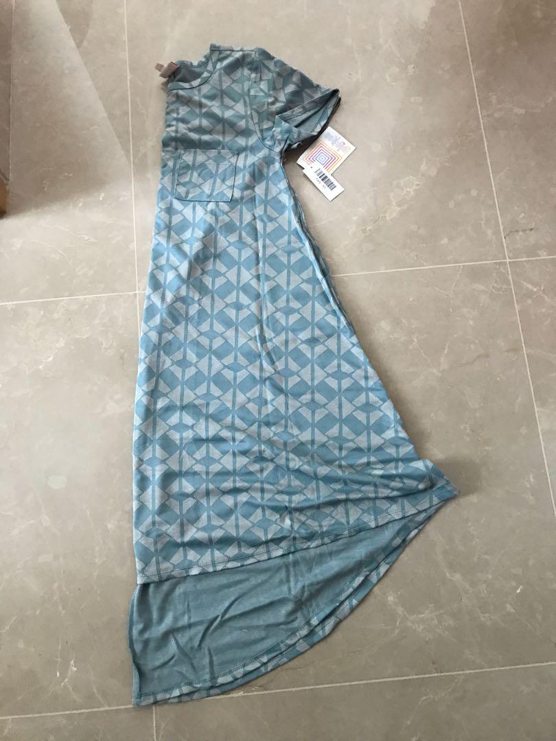 LuLaRoe Carly Dress- Elegant Collection- Blue with