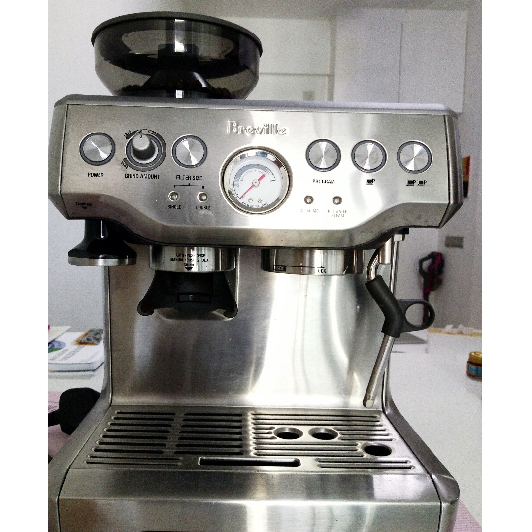 Breville Coffee Espresso Machine Barista Express Bes870xl Home Appliances Kitchenware On Carousell