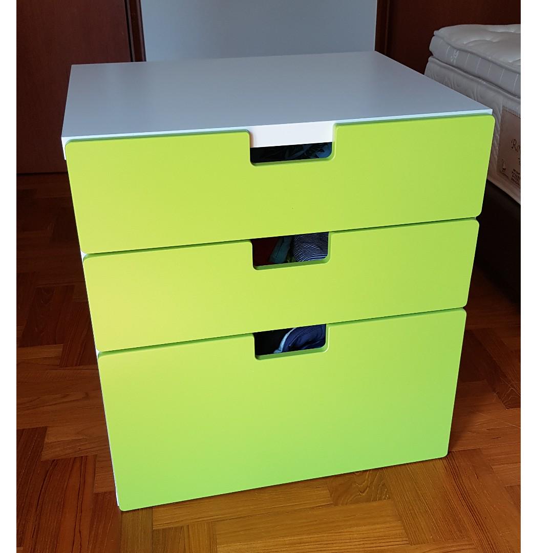 Ikea Chest W 3x Drawers For Kids Children Furniture Shelves