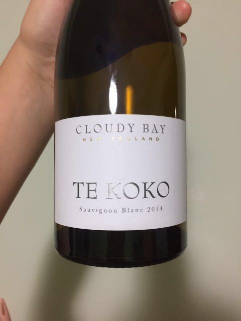 Cloudy Bay : Sauvignon blanc Te Koko 2014