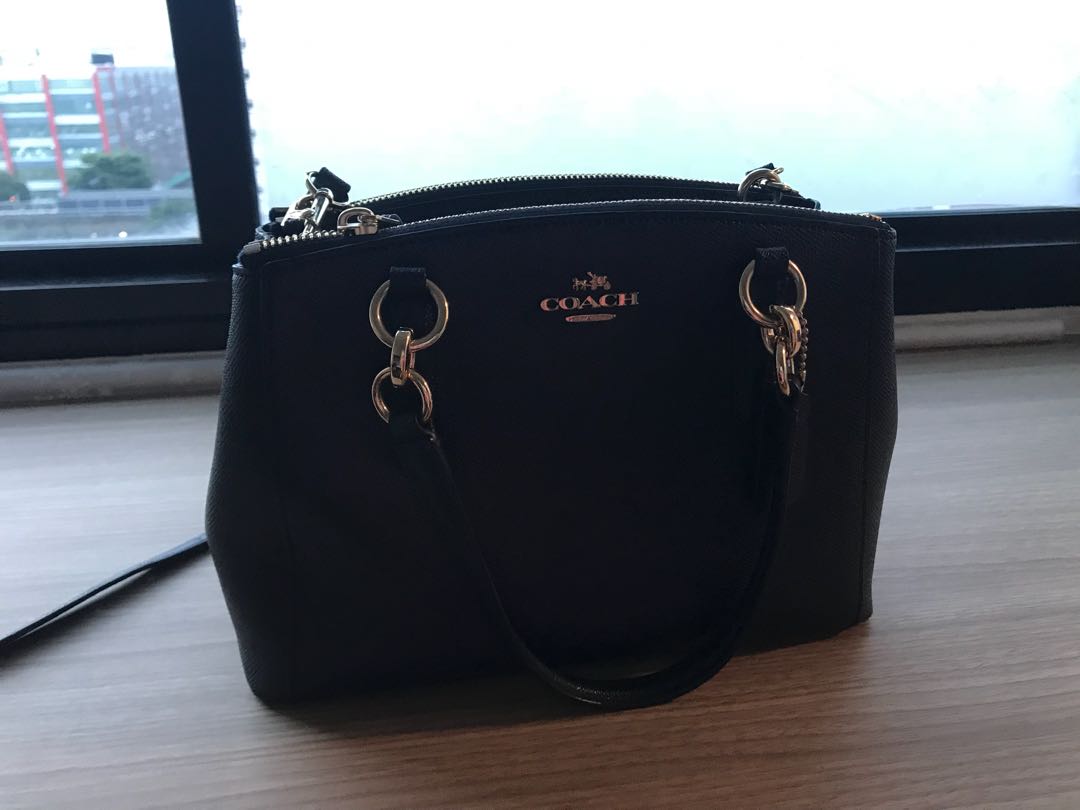 Coach bag dark blue