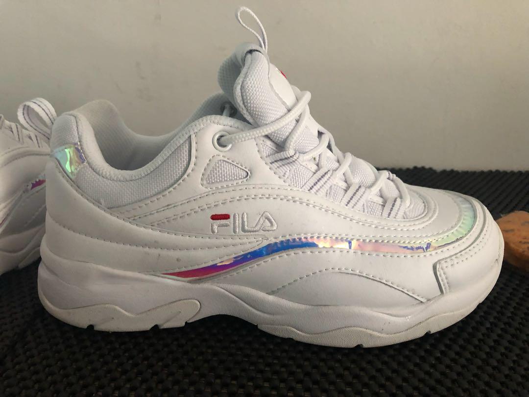 Fila ray holographic pink best sale