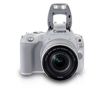 Flash Deal Special White Canon Eos 200d Dslr Kit Ef S18 55 Is Stm With Samyang F3 5 8mm Fisheye Lens Photography Cameras On Carousell