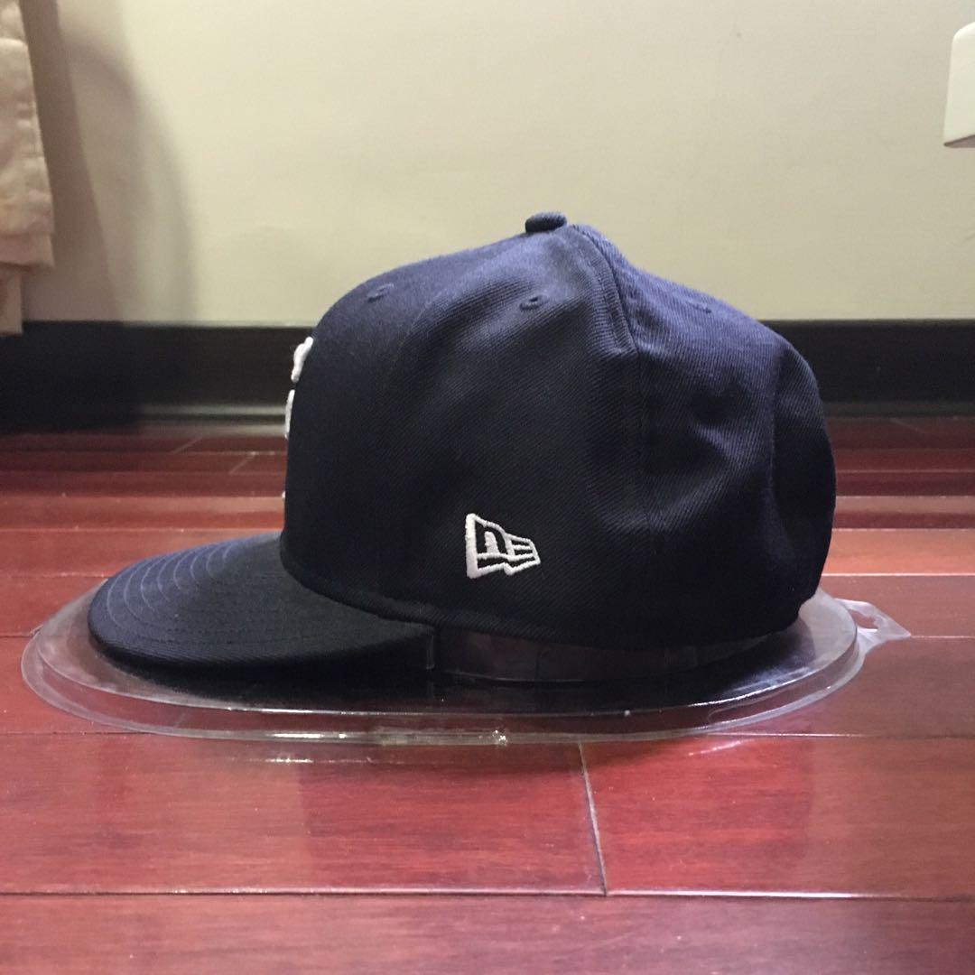 Frank151 F logo New Era 棒球帽全封帽深藍, 他的時尚, 手錶及配件