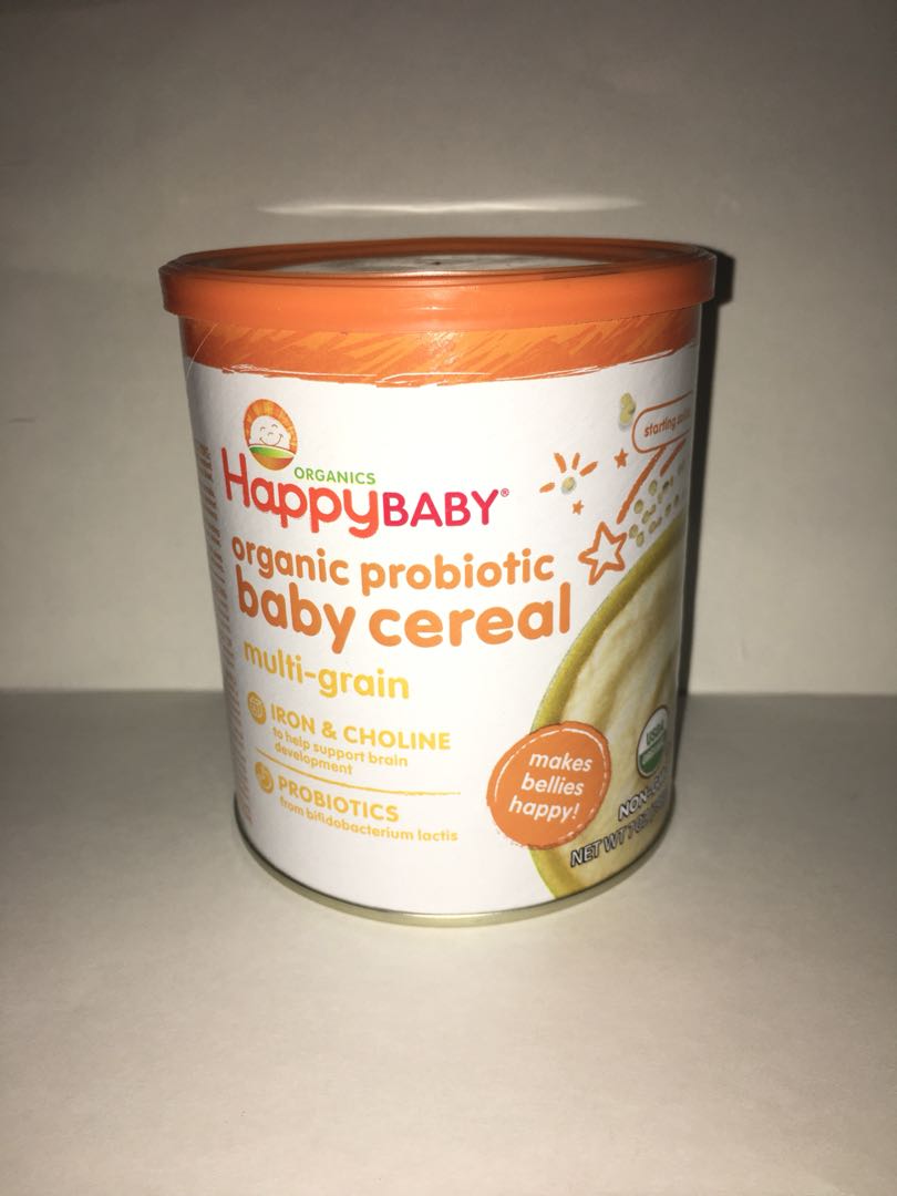 happy baby organic probiotic cereal