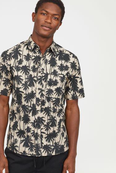 H&m men's discount tropical shirt