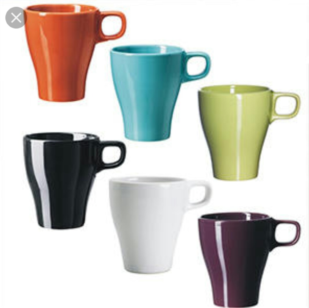 Buy 7 Get 1 Free Ikea Fargrik Mugs Cups Rm 4 Only Kitchen Appliances On Carousell
