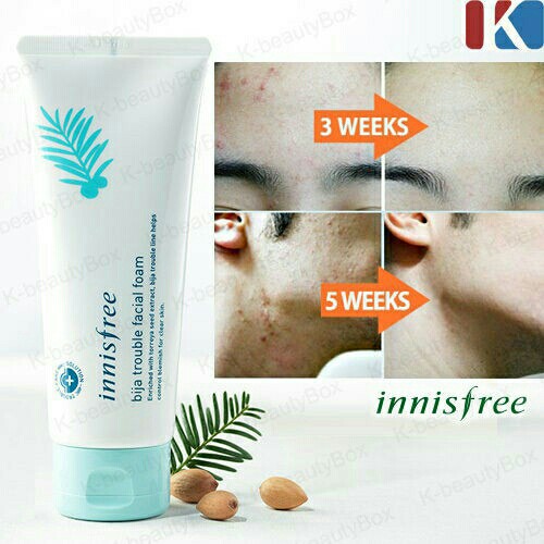 innisfree facial wash bija