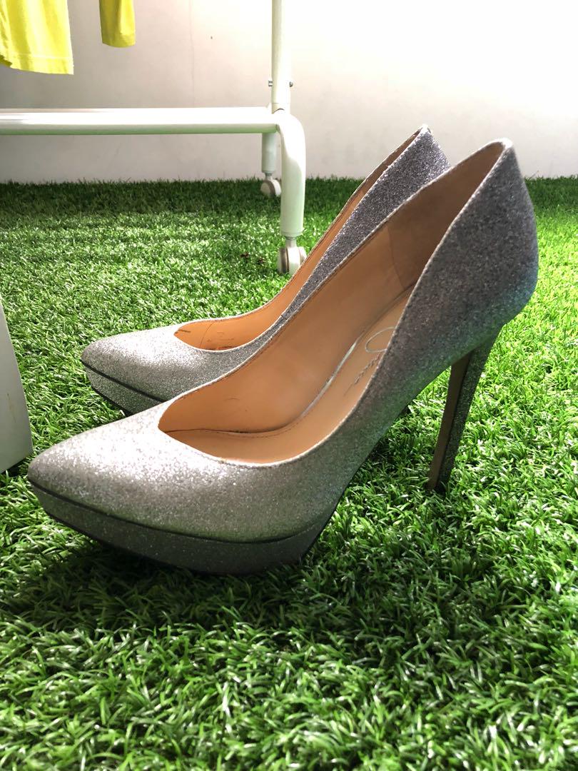 Jessica Simpson Venisse Glitter Heels Women s Fashion Footwear