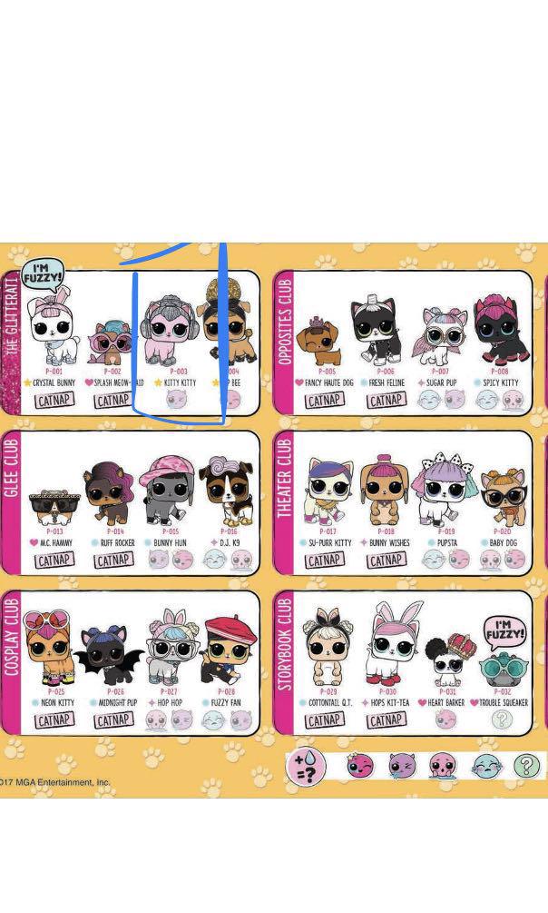 L.O.L. Surprise! Series 3 PETS (checklist)