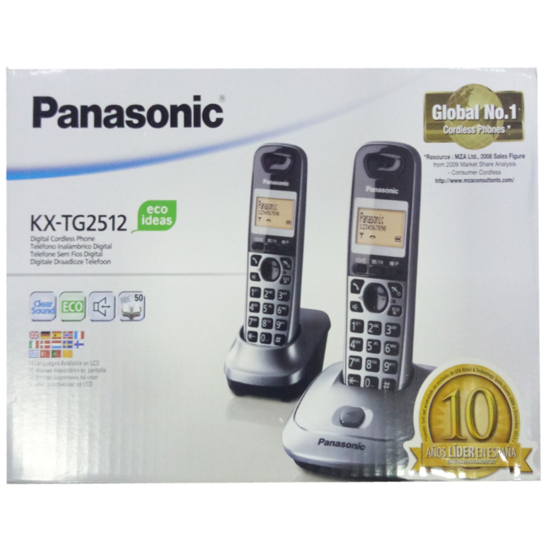 Panasonic - KX-TG2512- Economy Cordless DECT phone, Mobile Phones ...