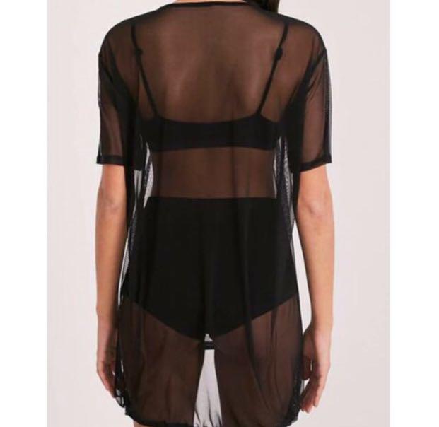 black thigh split maxi skirt