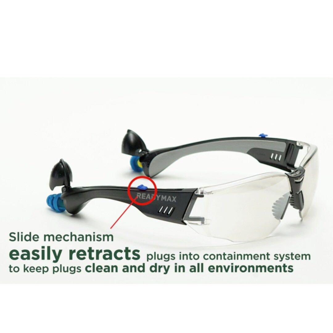 Readymax® Soundshield™ Safety Glasses With Nrr 25 Ear Plugs Sports Sports And Games Equipment On