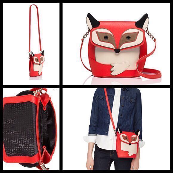 Reduced To Clear Kate Spade Blaze A Trail Fox Crossbody Women S Fashion Bags Wallets Cross Body Bags On Carousell