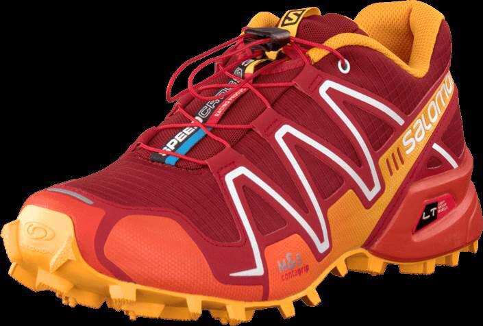 Salomon Speedcross 3 red/gold), Sports Equipment, Sports & Games, Water Sports on Carousell
