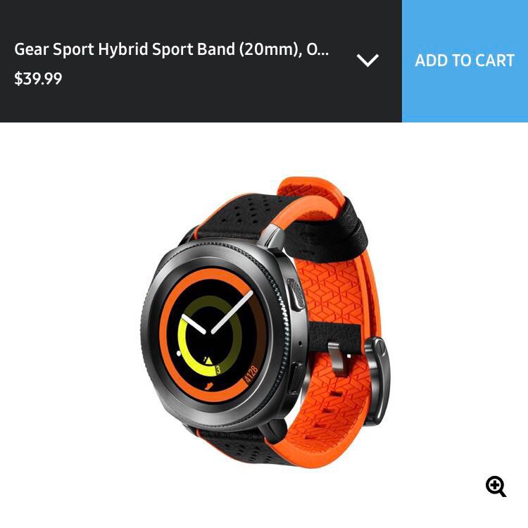 samsung gear sport hybrid band