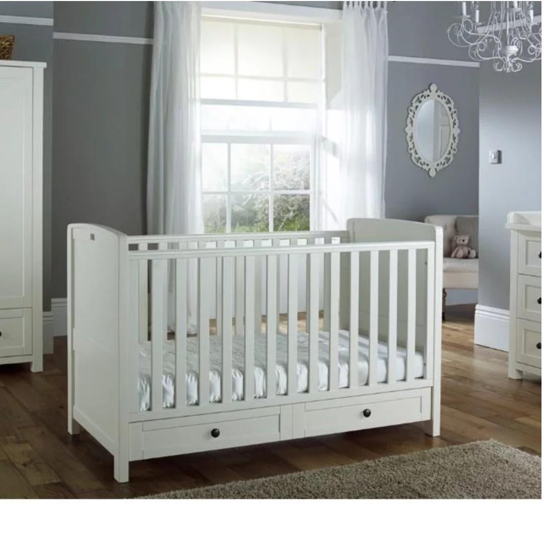 mothercare cot bed with drawer