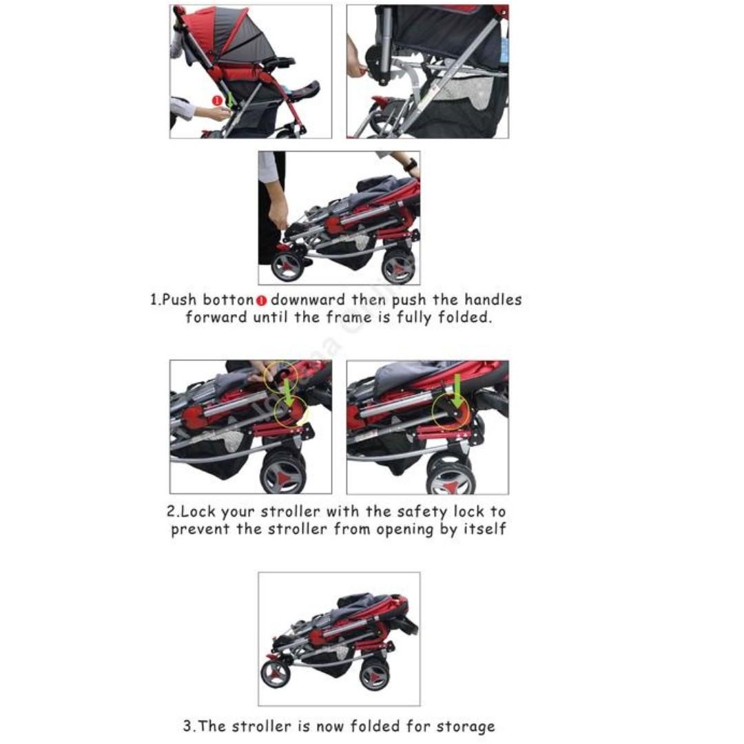 Sweet heart paris aluminium 2 cheap in 1 stroller