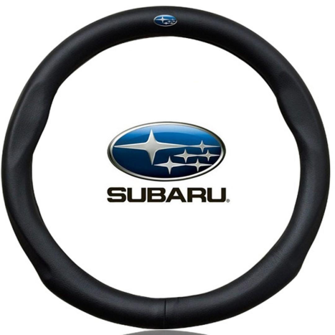 Subaru Leather Steering Wheel Cover, Car Accessories, Accessories on Carousell