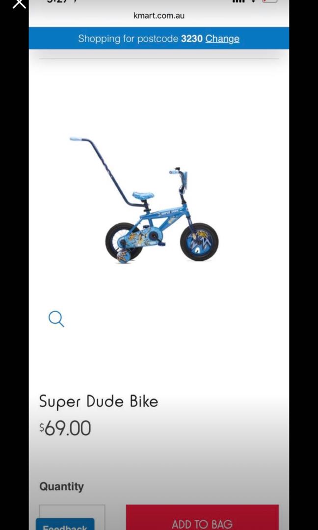 baby tricycle kmart