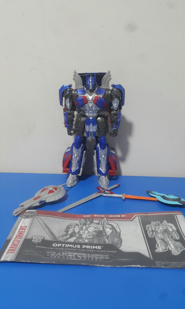 Transformers the last knight optimus prime with dr wu judgement upgrade