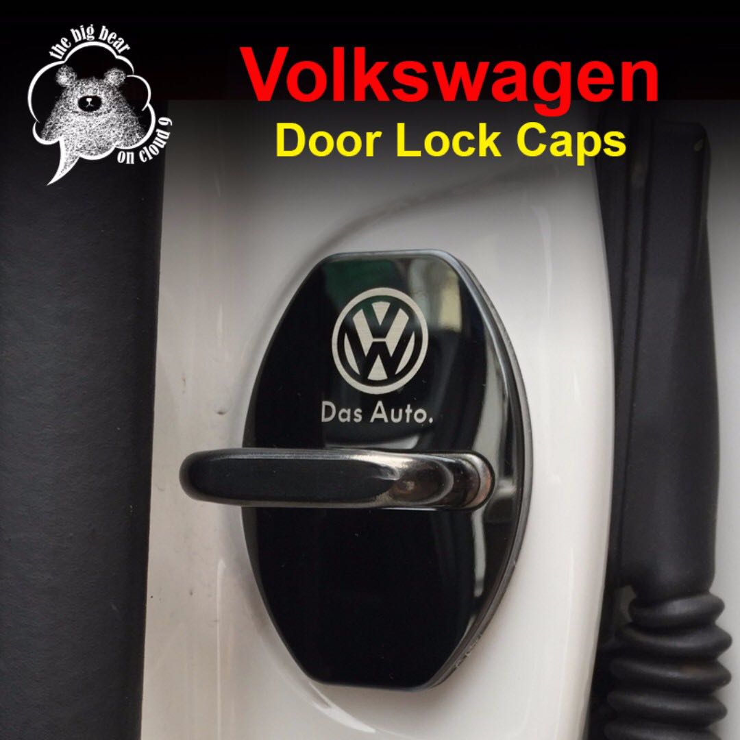 Volkswagen Car Door Lock Caps, Car Accessories, Accessories on Carousell