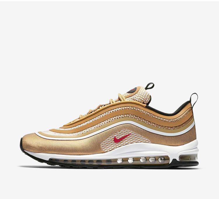Women's Nike Air Max 97 Gold Trainer, Women's Fashion, Shoes, Sneakers on  Carousell