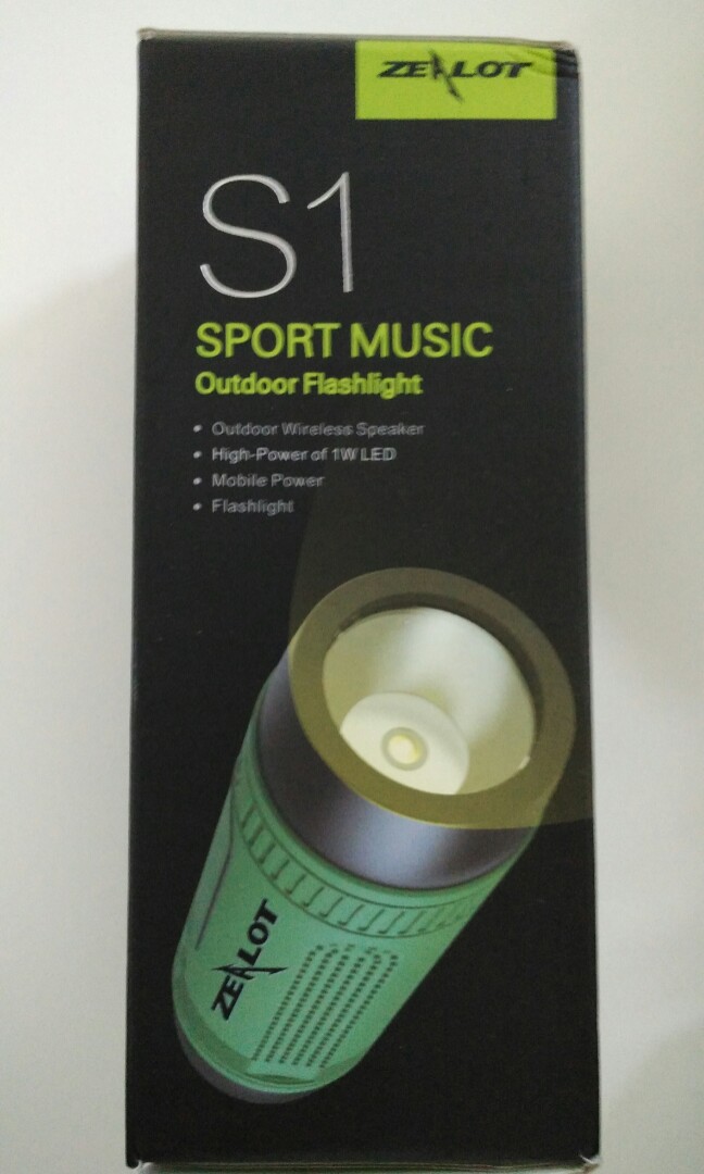 zealot sport music outdoor flashlight