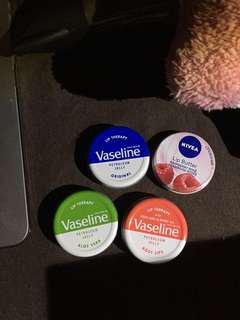Nivea Vaseline妮維雅 凡士林 護唇膏 復刻輕巧鐵盒裝