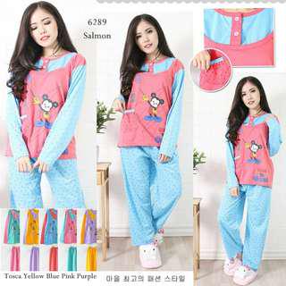 NEW Maxis 6289 PP Baju Tidur Atasan Lengan Panjang dan Celana Panjang (Updated 28/07/18)