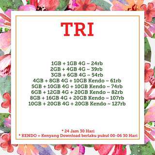 TRI Kuota Murah