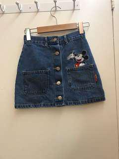 Mickey skirt fits xxs