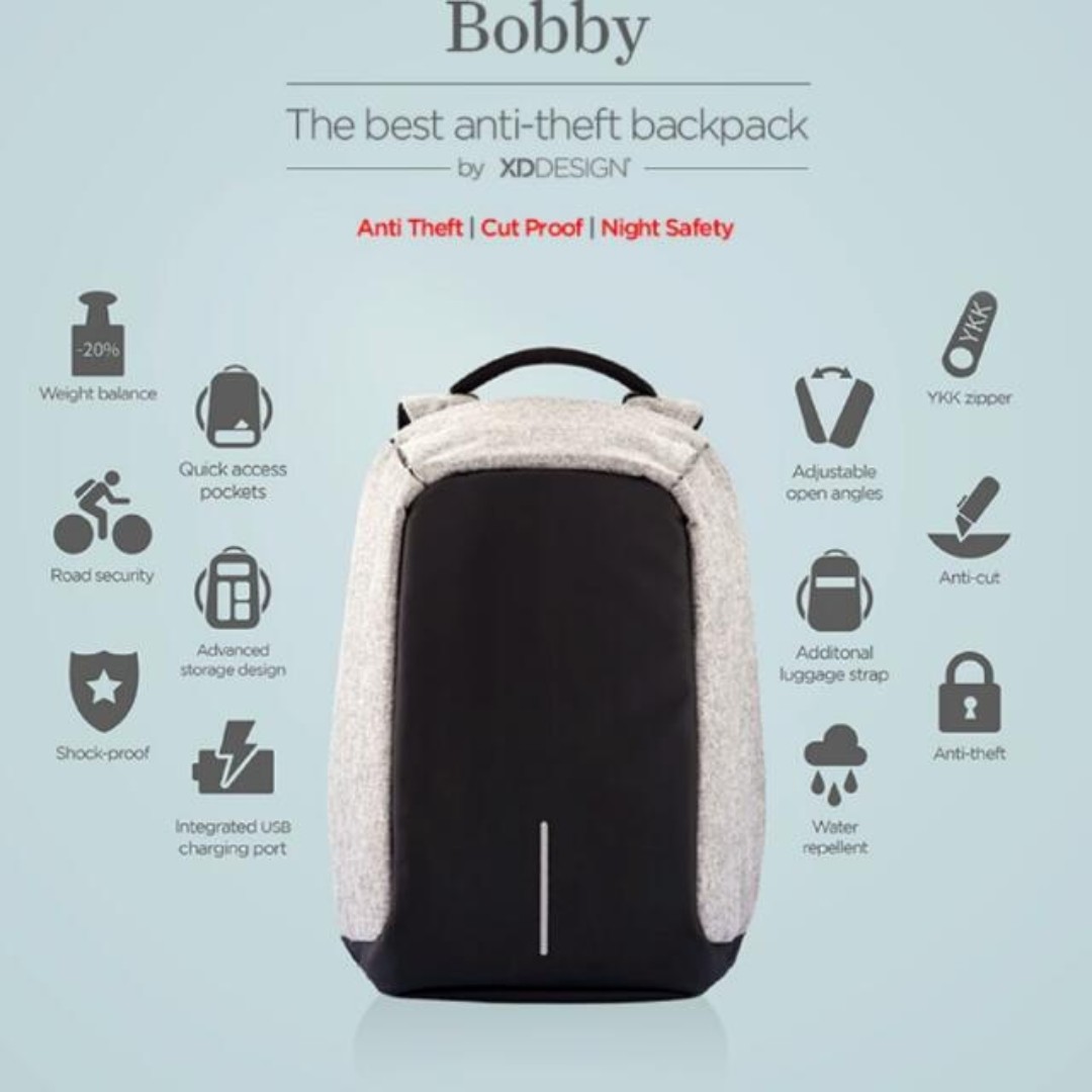 bobby anti theft backpack singapore