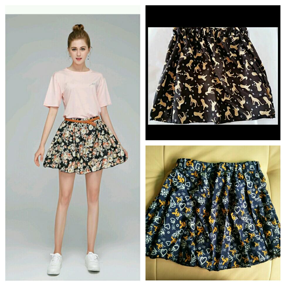 A3 Clearance Sale Floral Skirt Hakama Women Shorts Hot Pants Chiffon Skirt Short Skirt Women S Fashion Clothes Pants Jeans Shorts On Carousell