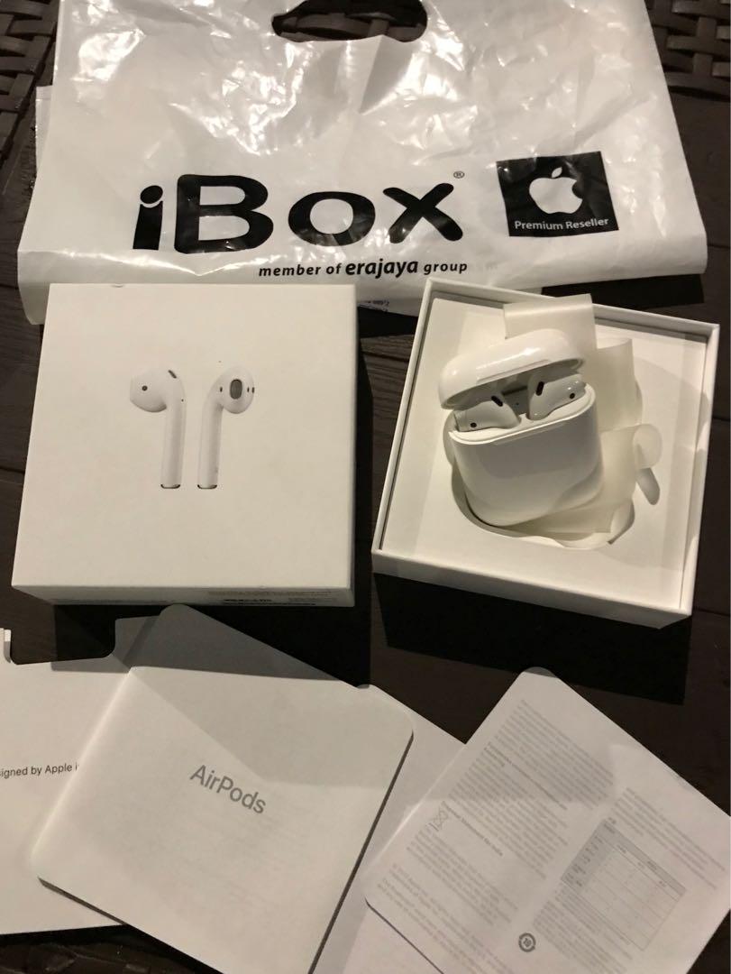 AirPods Resmi iBox baru 1 Bulan Murah aja