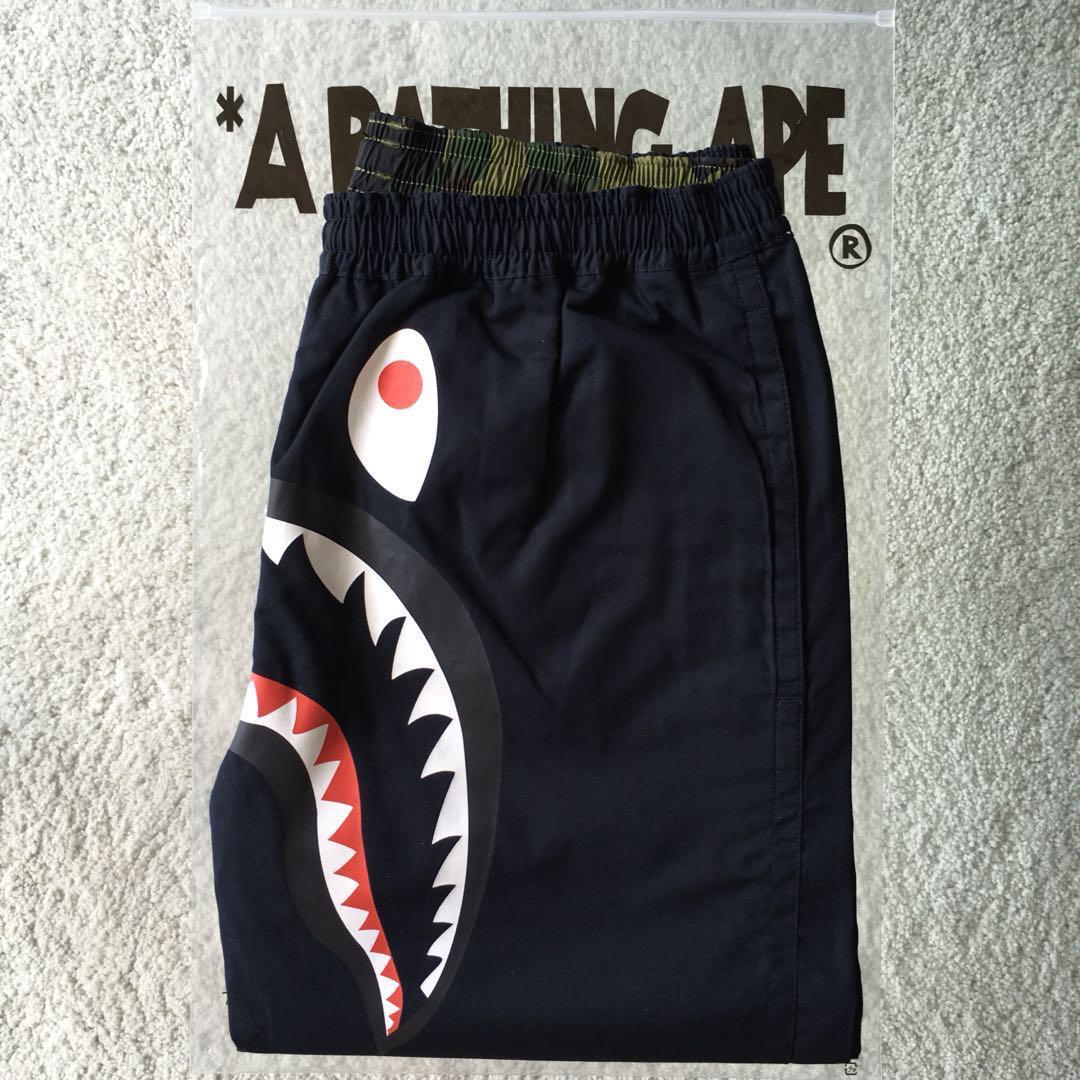 BAPE 1ST CAMO SHARK REVERSIBLE BEACH SHORT, Men's Fashion, Bottoms, Joggers  on Carousell