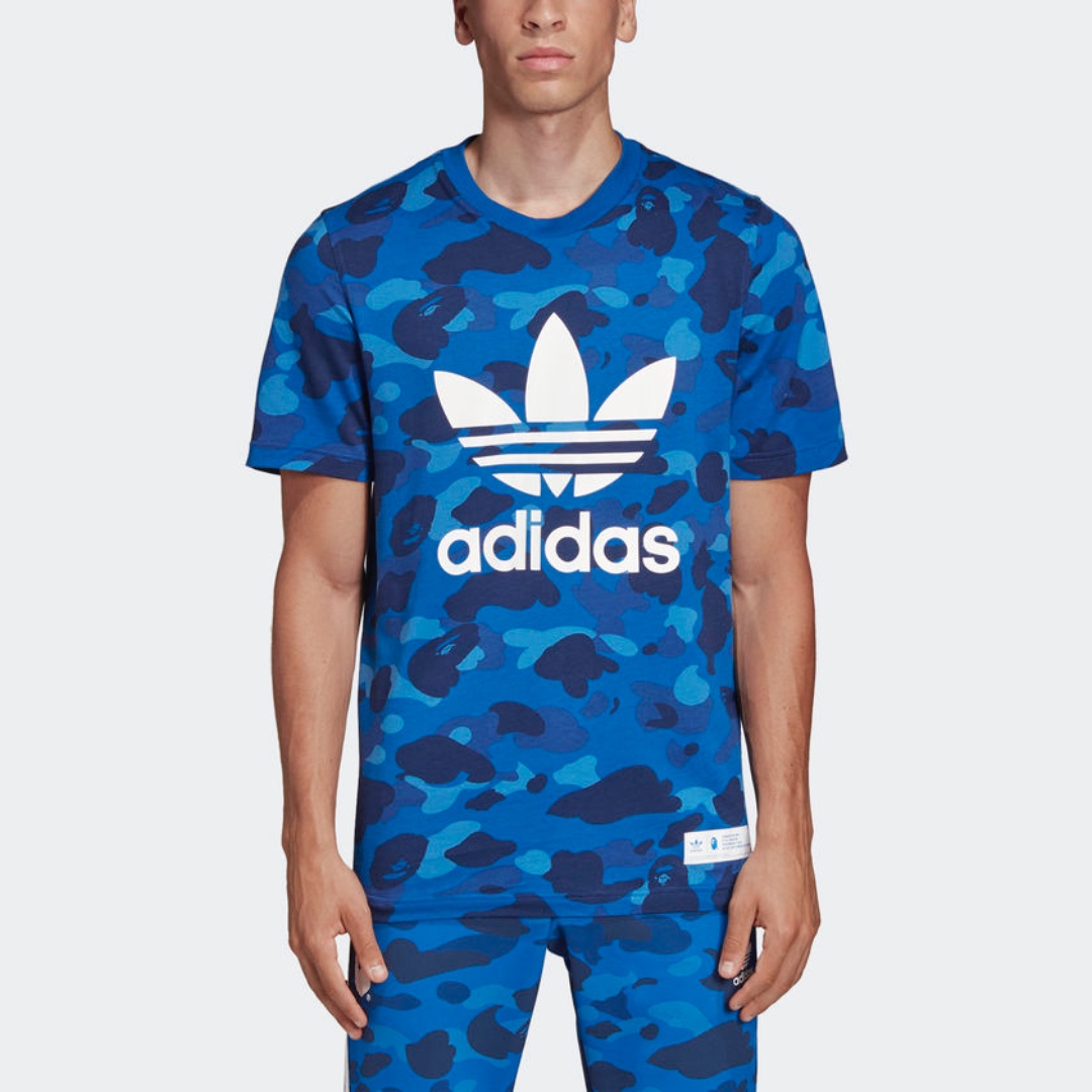 bape adidas tee