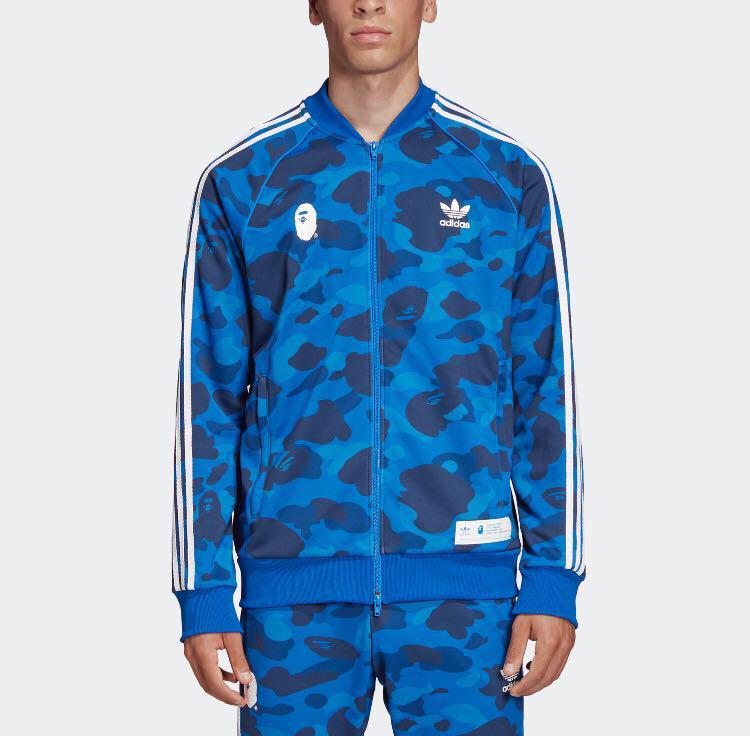 Adidas bape track top hotsell