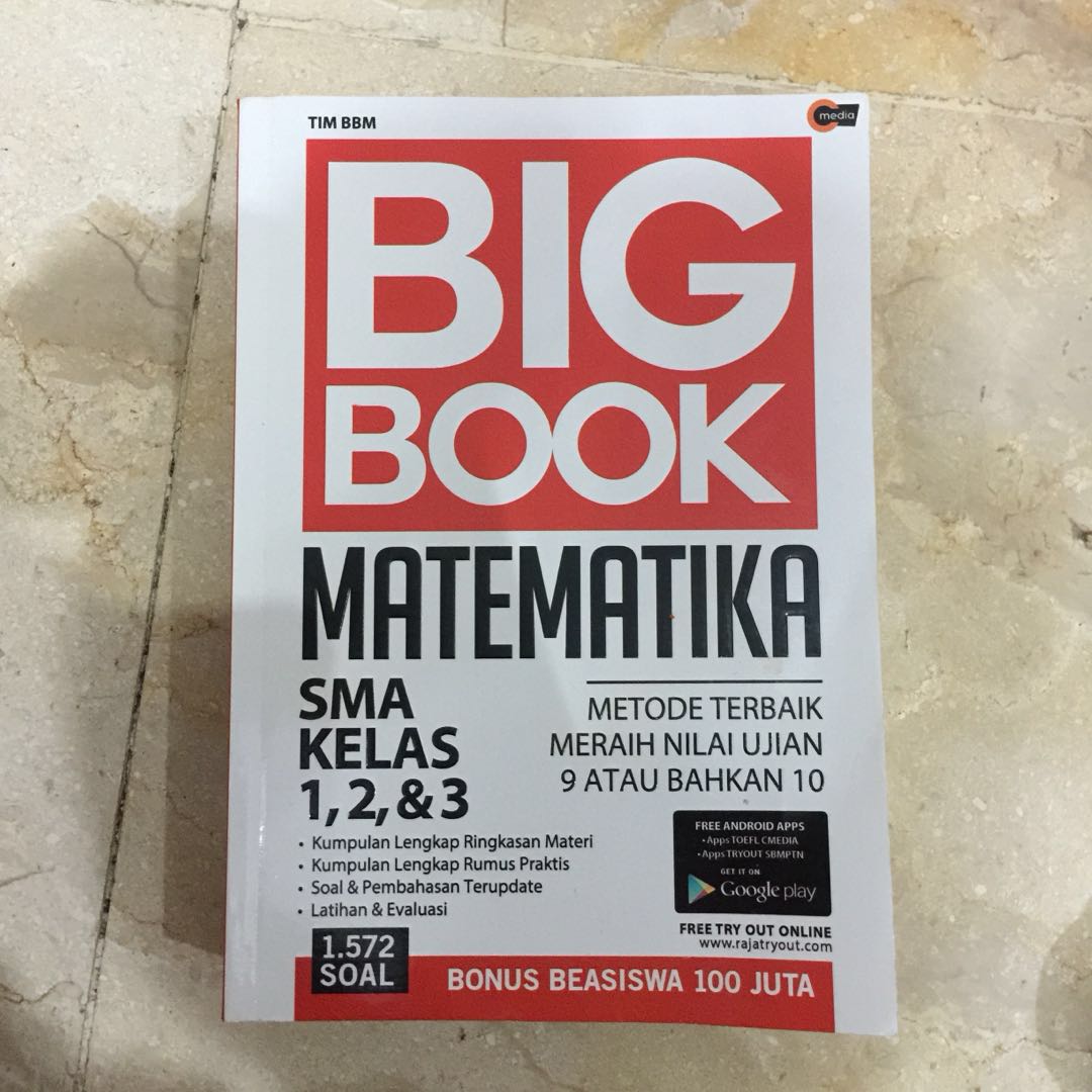 Big Book Rumus Matematika Kelas 10 11 12 Books Stationery