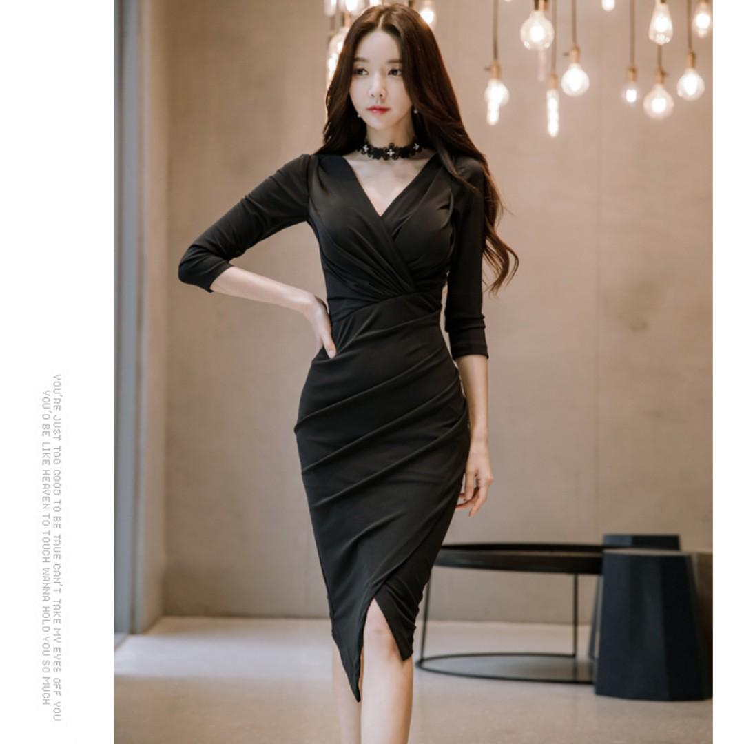 black corporate dress