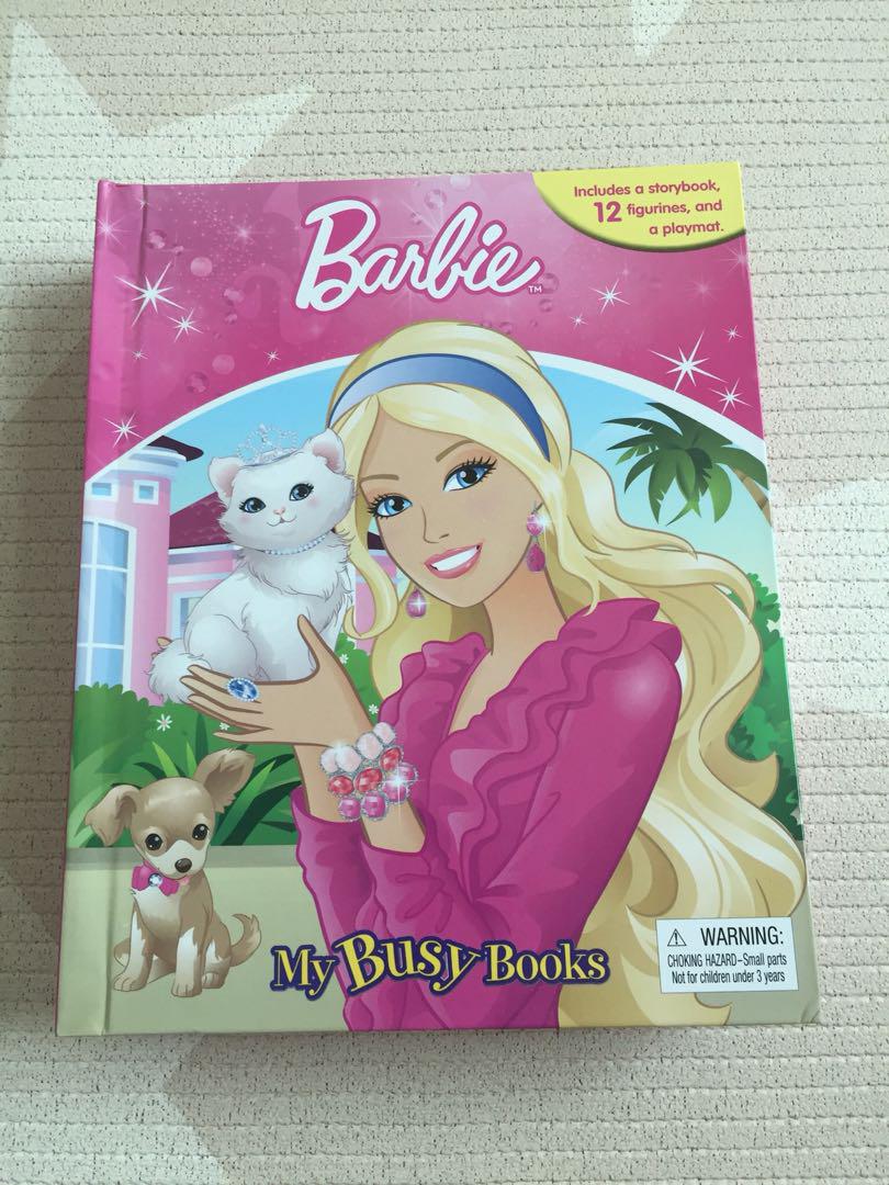 barbie busy book