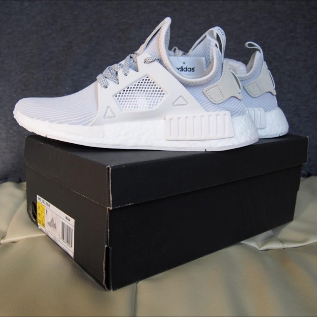 BNIB Adidas NMD XR1 PK W Triple White Women s Fashion Footwear