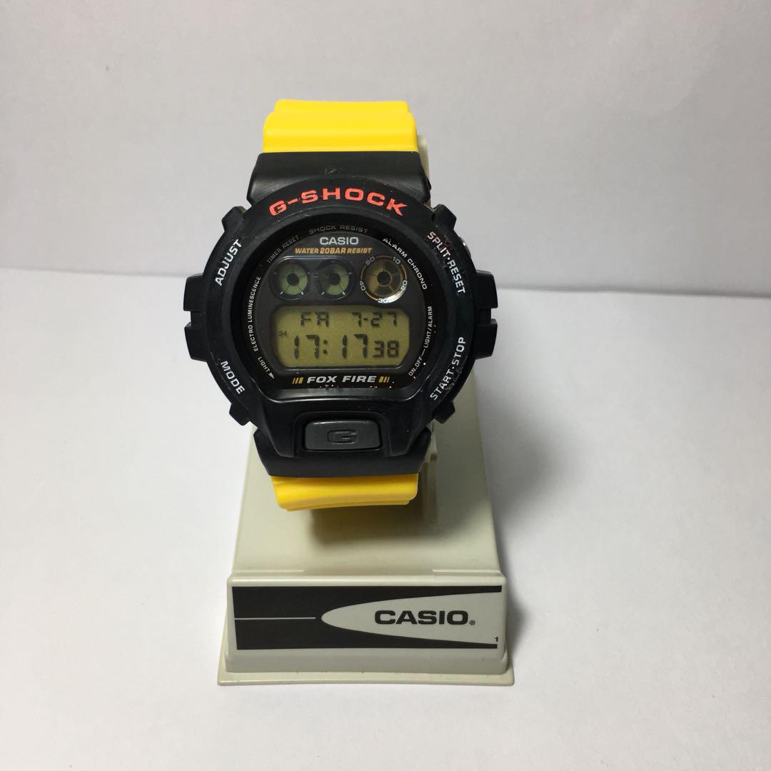 G shock outlet fox fire yellow