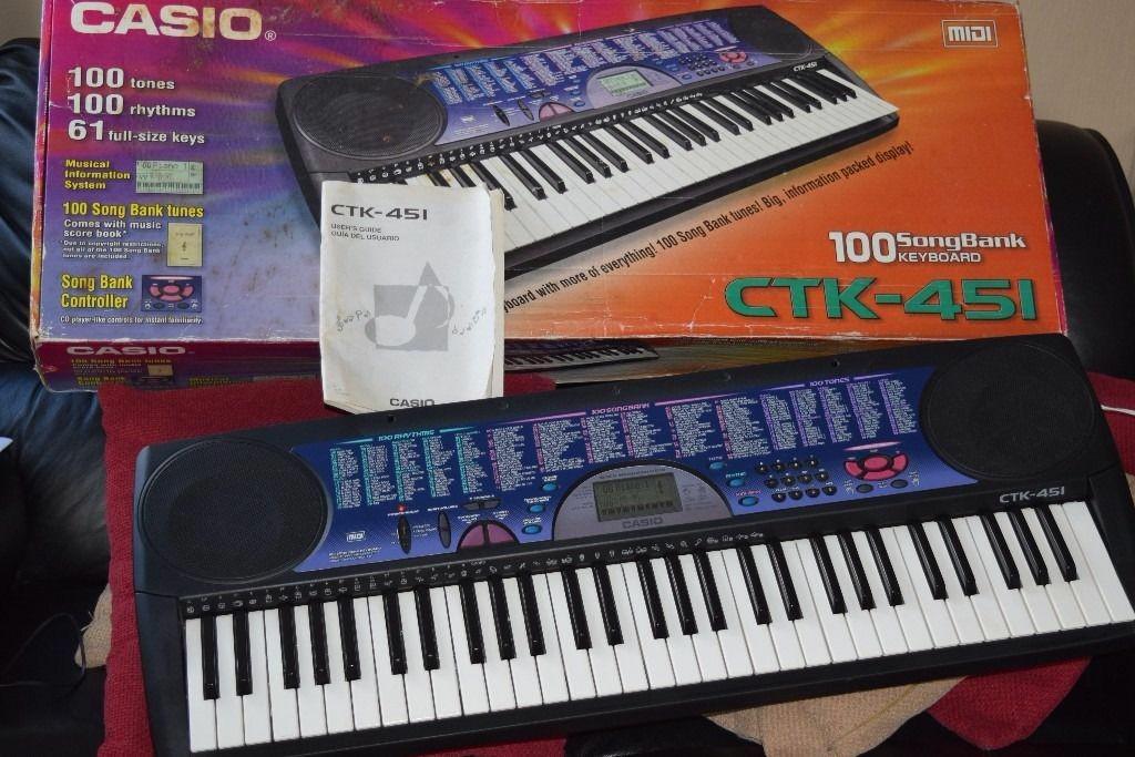 Keyboard CTK-451 Can Nego, Hobbies & Toys, & Media, Musical Instruments on