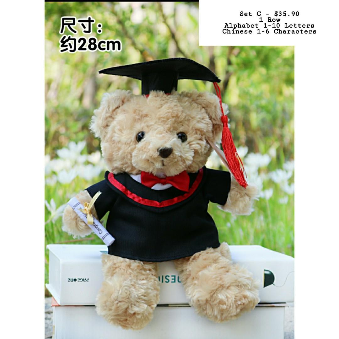 customized graduation bear