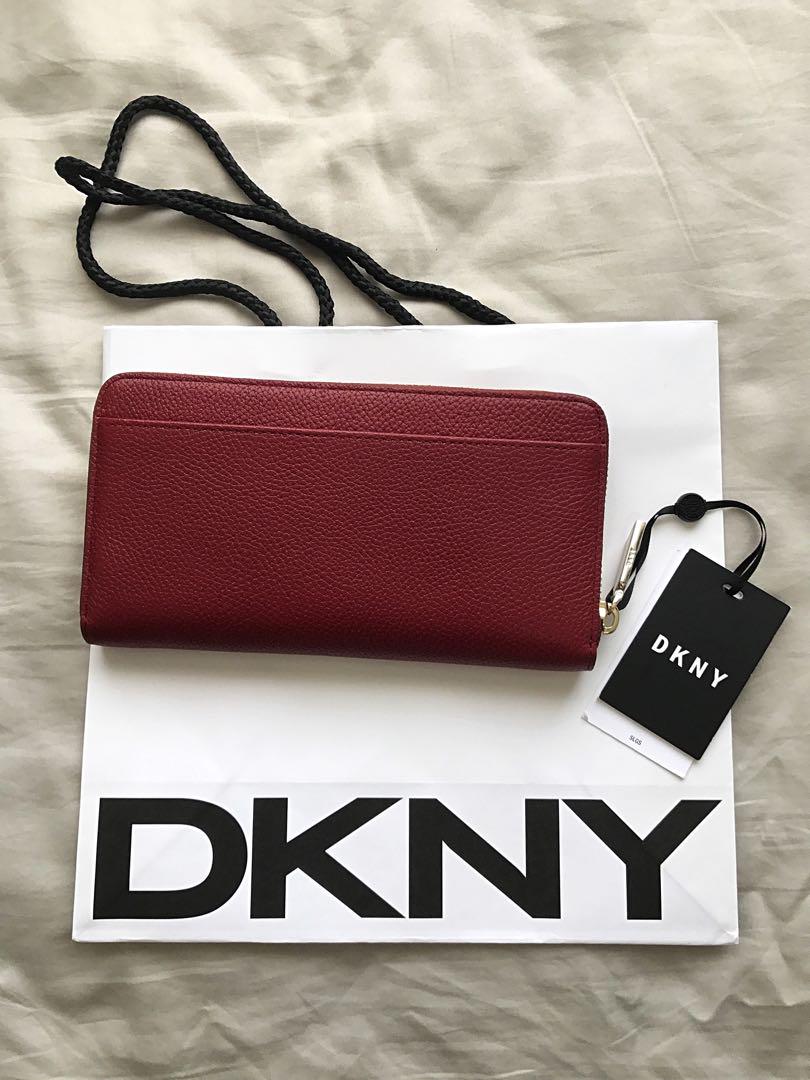 Dkny wallet 2025 red