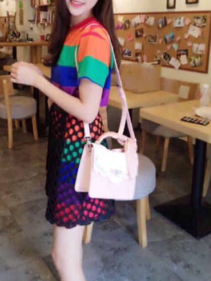 Dress Skirt 2 Piece Rainbow Long Shirt Loose Oversize Mesh Eyelet Holes Skirt Korean Kpop Ulzzang For Women Ladies Girls Skirt Dress Plus Size Women S Fashion Clothes Dresses Skirts On Carousell The best gifs are on giphy. carousell