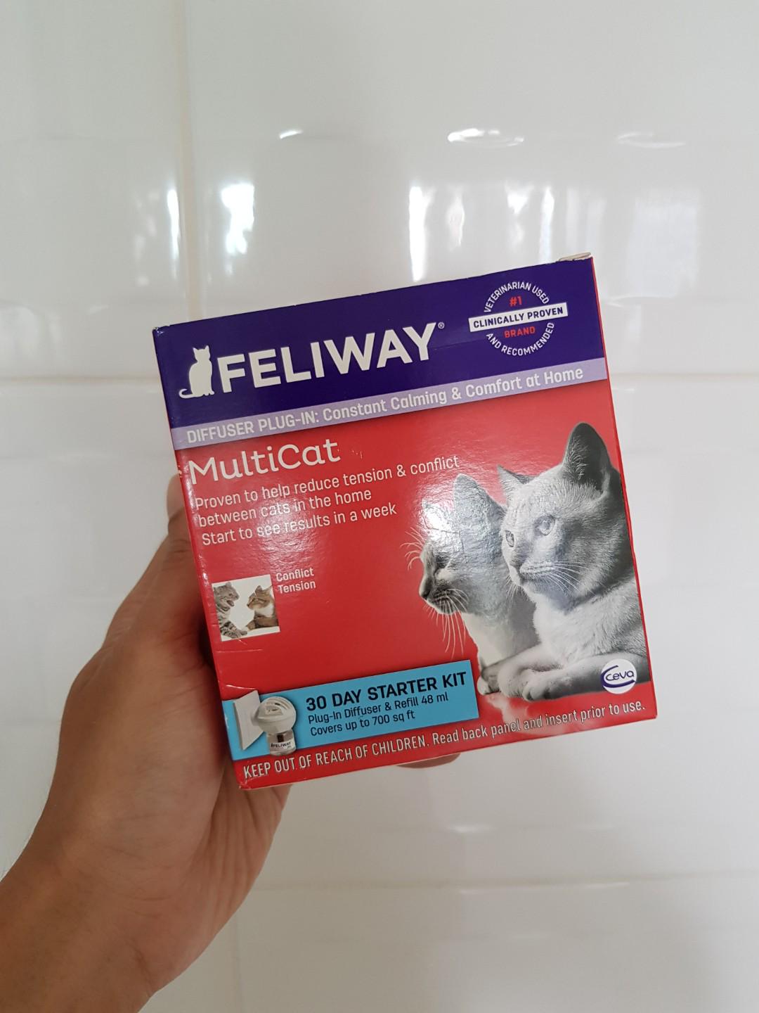 Feliway multicat 30day starter kit Pet Supplies Homes Other Pet Accessories on Carousell