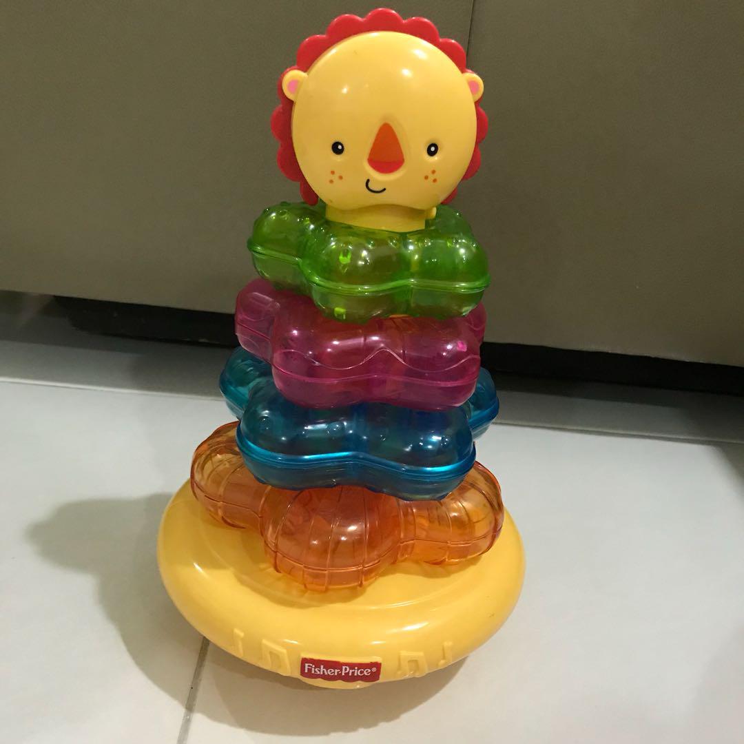 Fisher price lion stacker sales